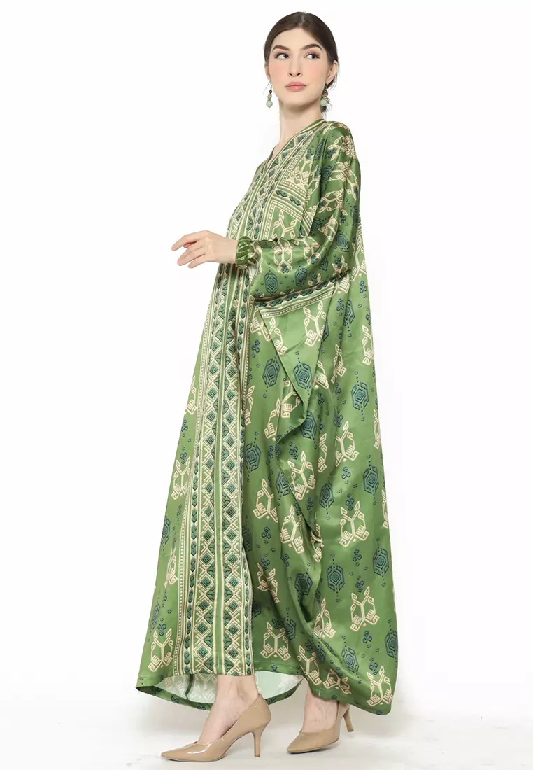 Kanzi Exclusive Long Sleeve Songket Kaftan