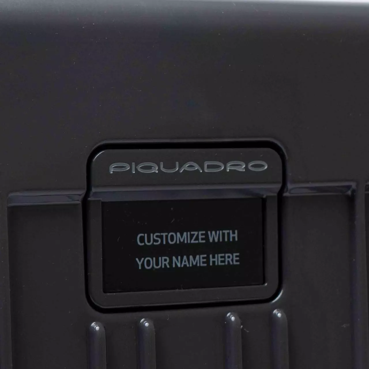 Hardside 4 Wheel Suitcase Small Trunk Shape Grey