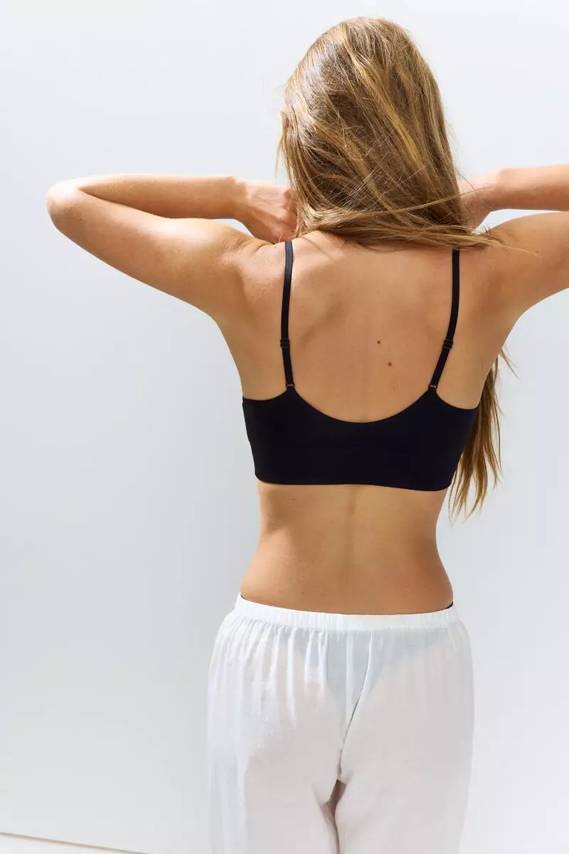 Seamless padded bralette