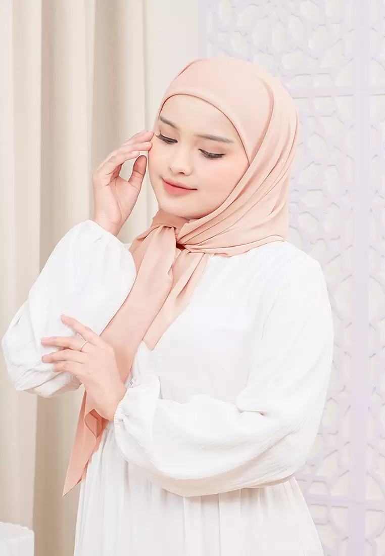 HIJAB INSTAN ALINE - LIGHT PEACH