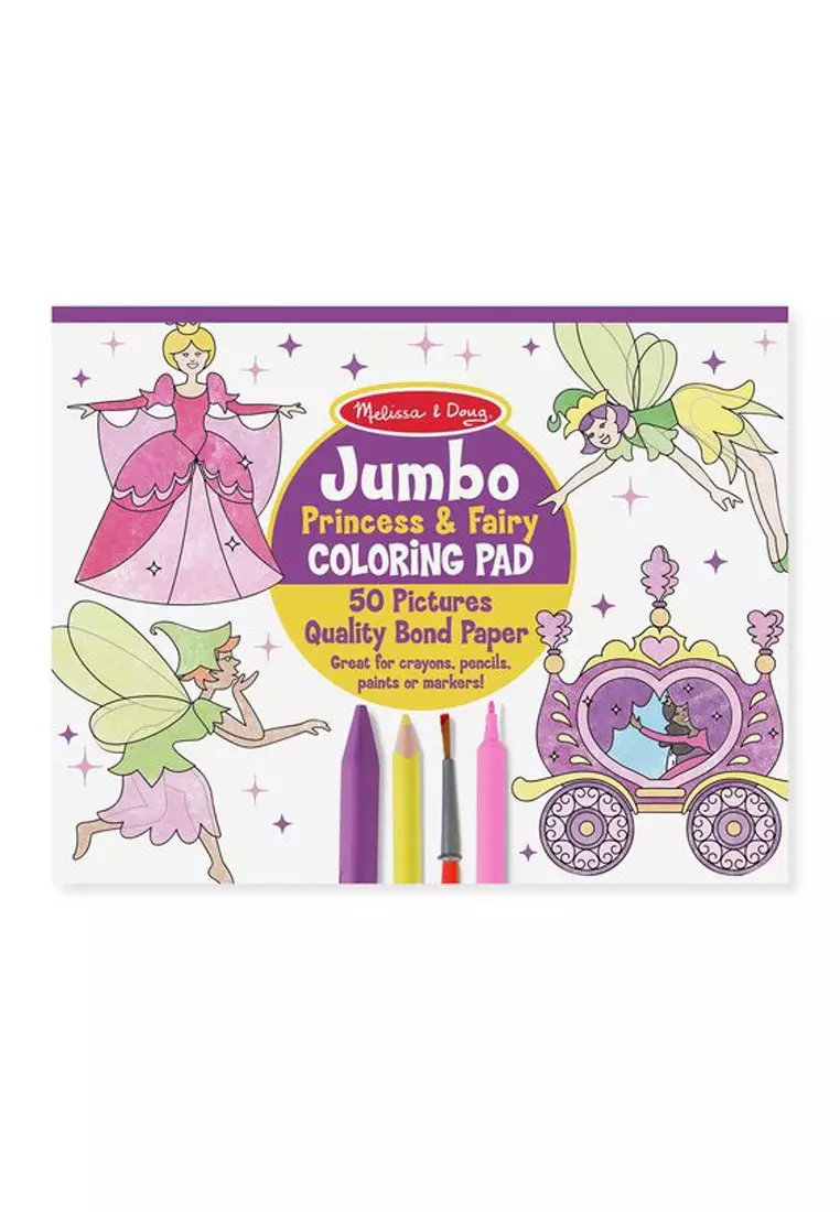 Doug　and　Jumbo　Melissa　Kong　Pad　Buy　Princess　Hong　Fairy　and　Melissa　Doug　Online　ZALORA　Coloring　2023