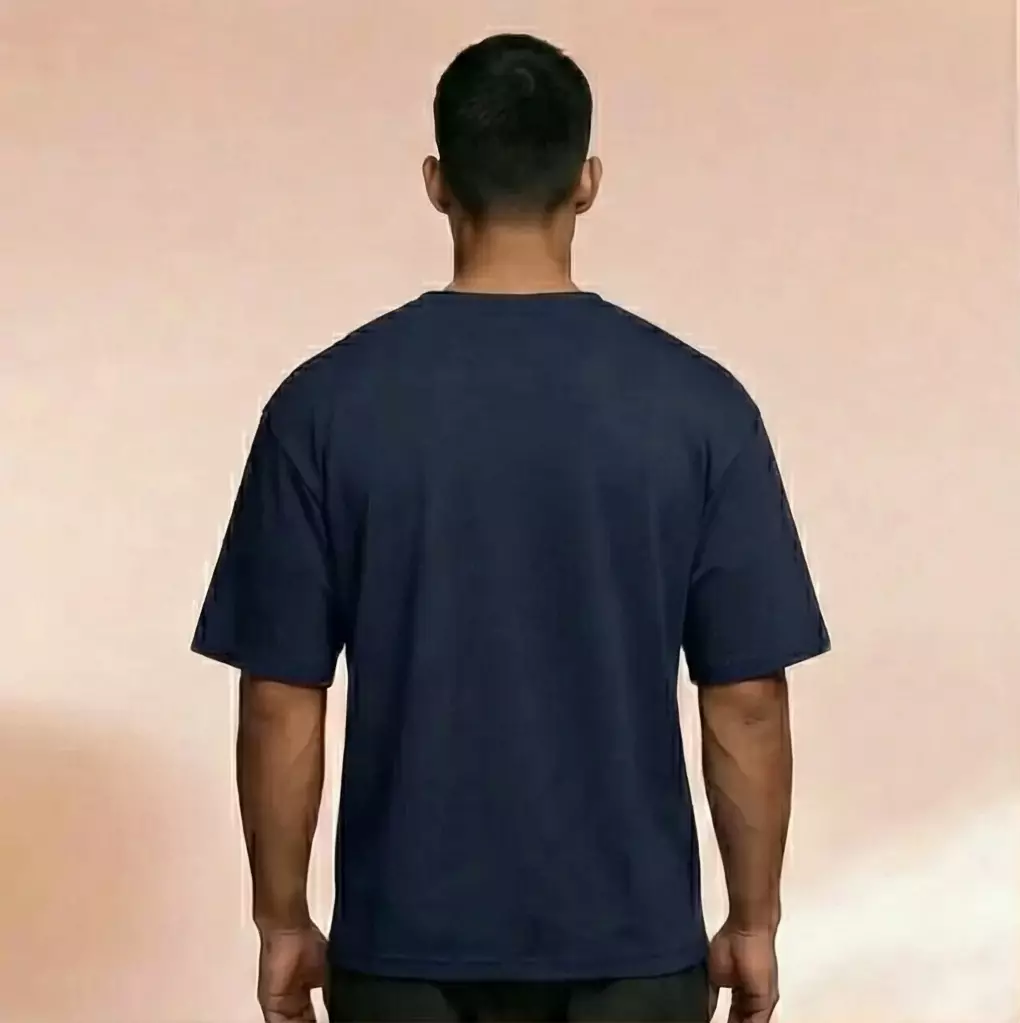 THIRDDAY Kaos Koko Pria Lengan Pendek Oversize Scubalux "turki" navy MTZ26