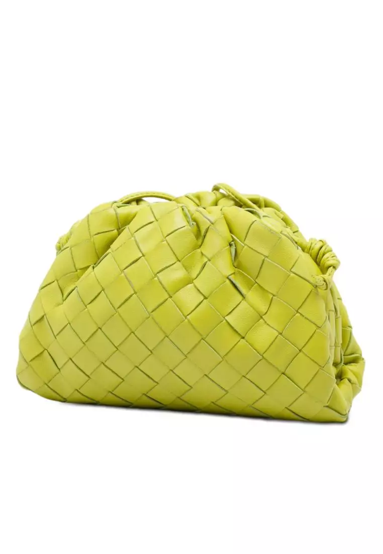 Pre-Loved Bottega Veneta Nappa Intrecciato The Mini Pouch Crossbody