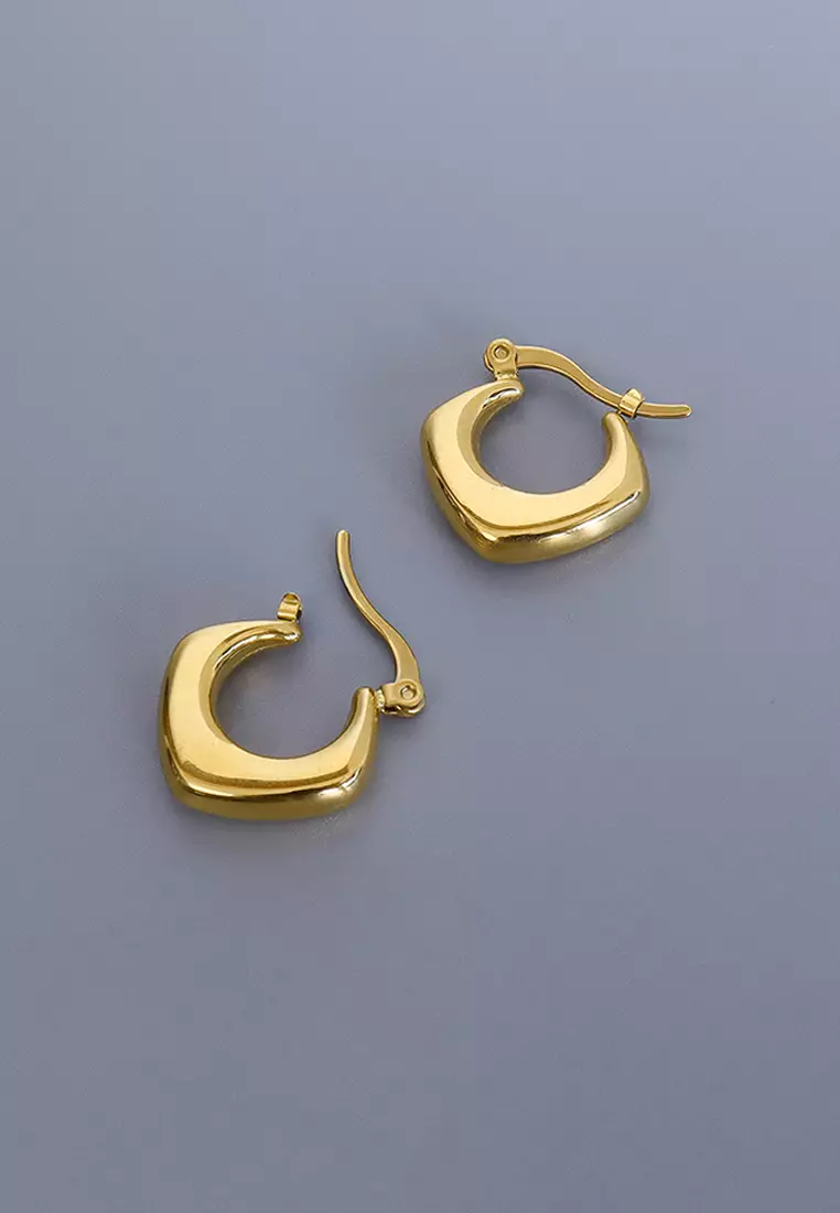 Sylvia Gold Hoop Earrings