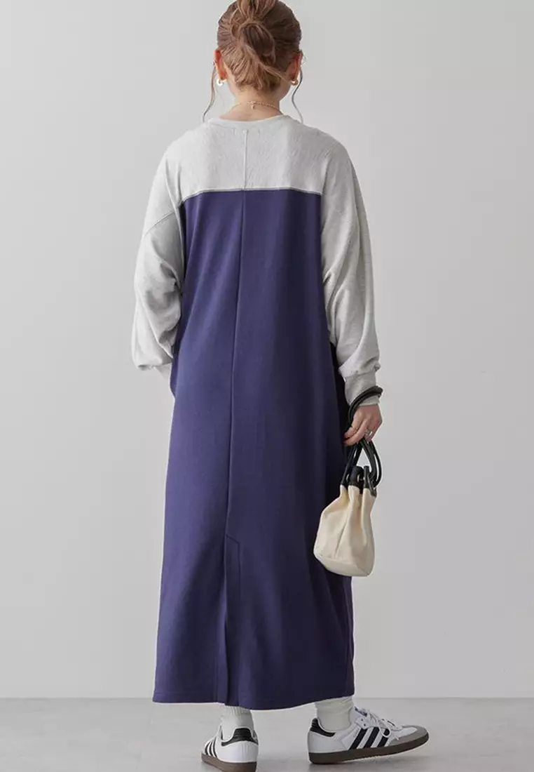 American Holic - Tarumizu Raglan Sleeve Long Dress