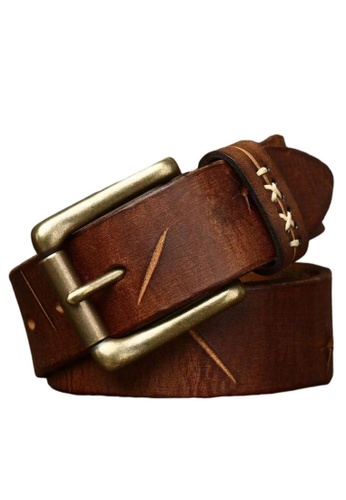 Twenty Eight Shoes Handmade Vintage Full Grain Leather Belt CP346 DCADBACB3722A7GS_1