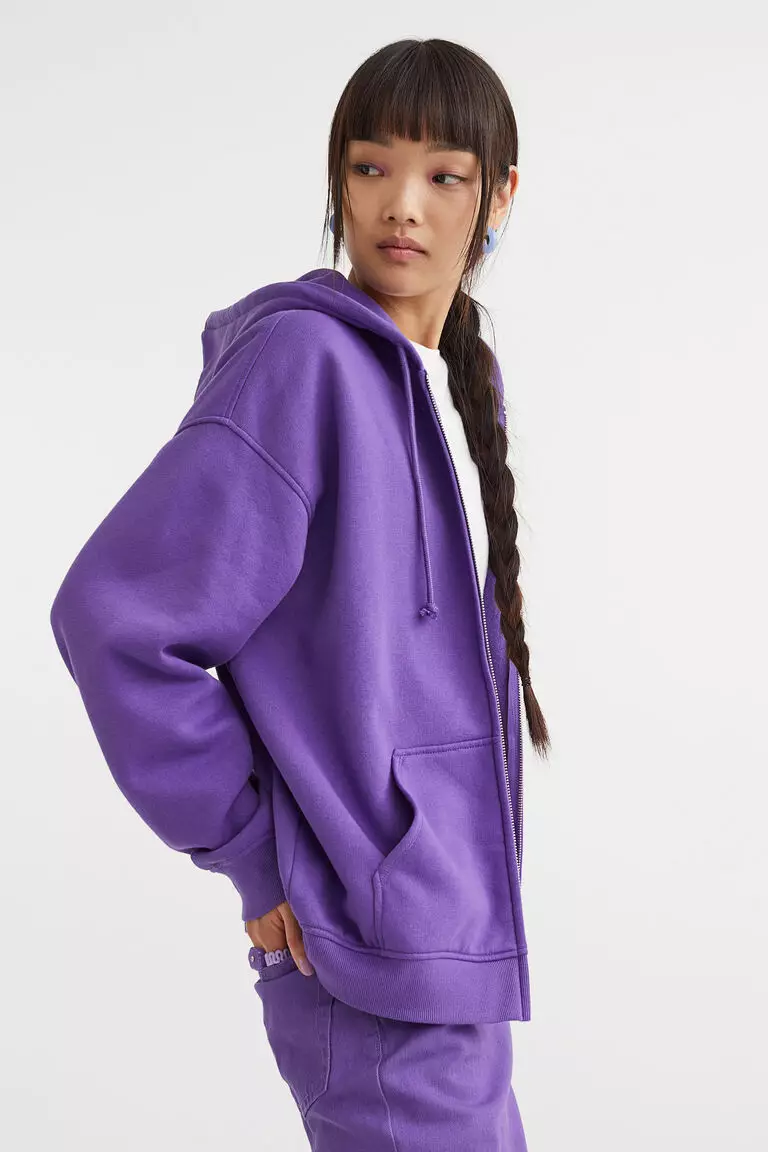 Jual H&M Sunny zip hood Original 2024 | ZALORA Indonesia