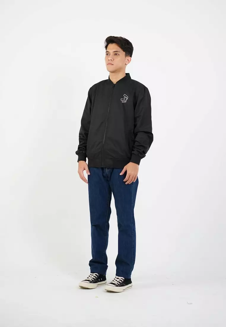3Second Men's Bomber Jacket Regular Fit Taslan Kazu OL-C051224