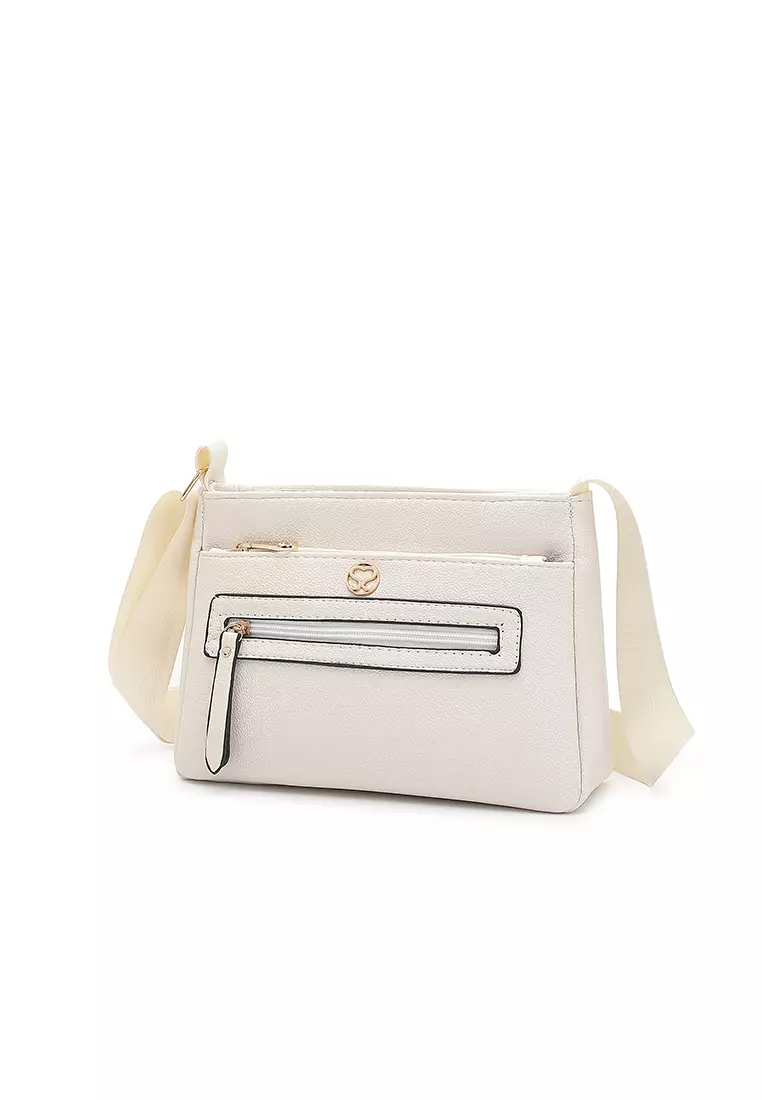 Women's Sling Bag / Crossbody Bag (Tas Selempang Wanita) - Putih