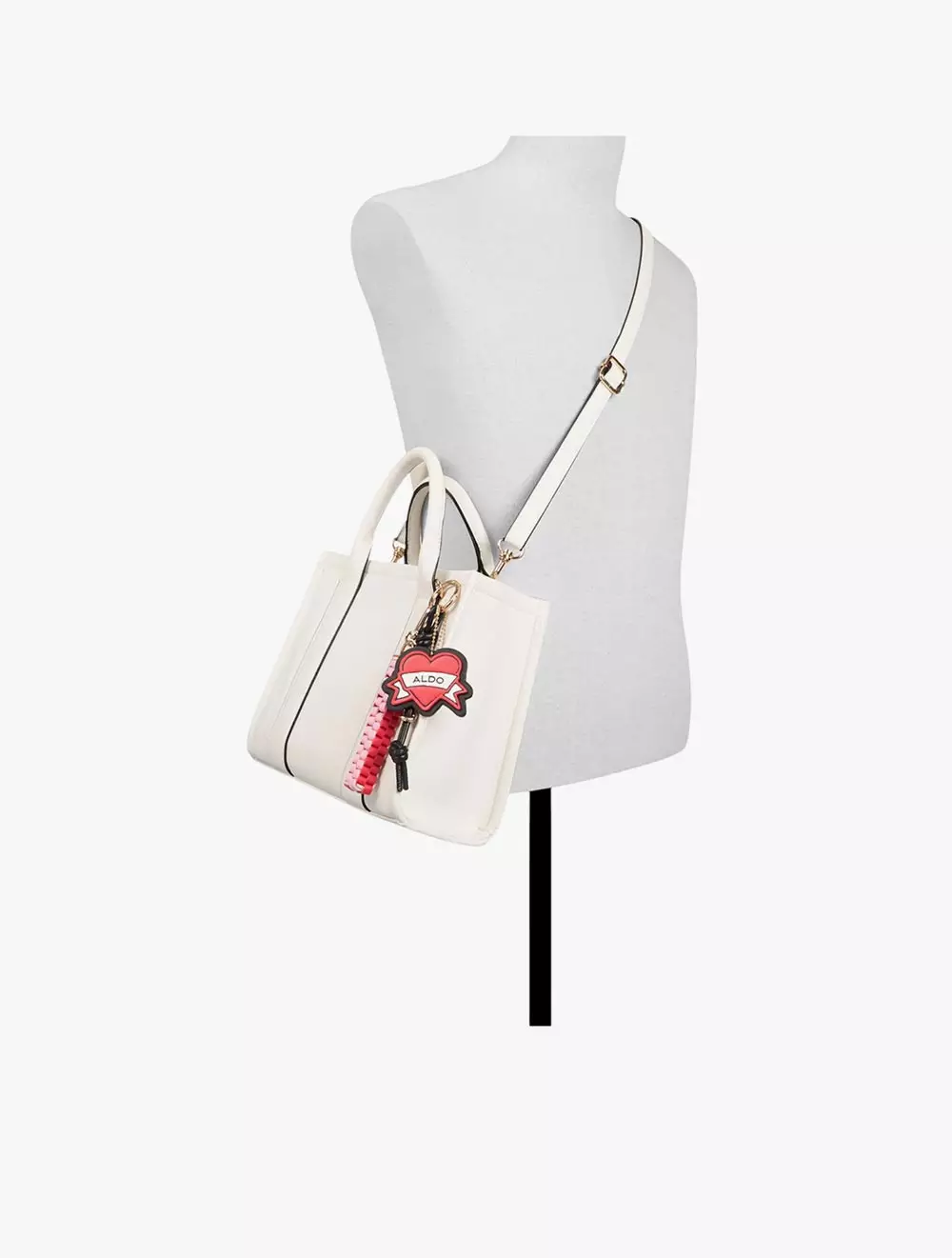 ALDO x Artist Series WHATISADAM04 SATCHEL - WHITE