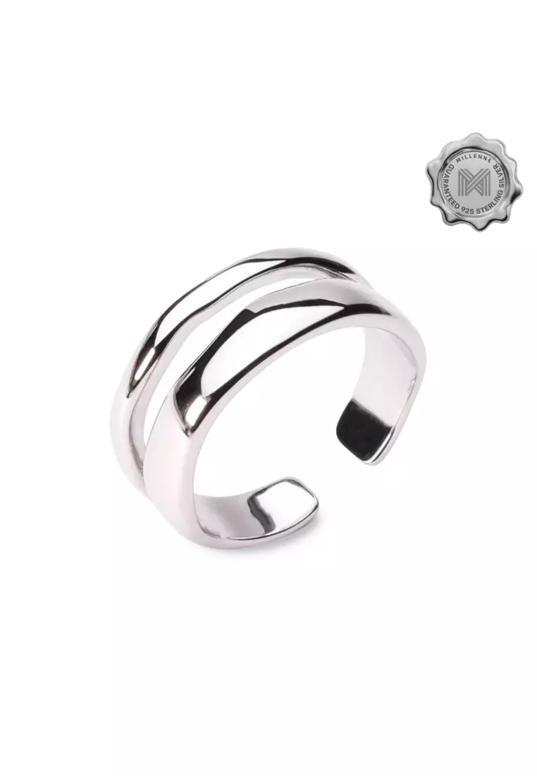 Double ring silver outlet