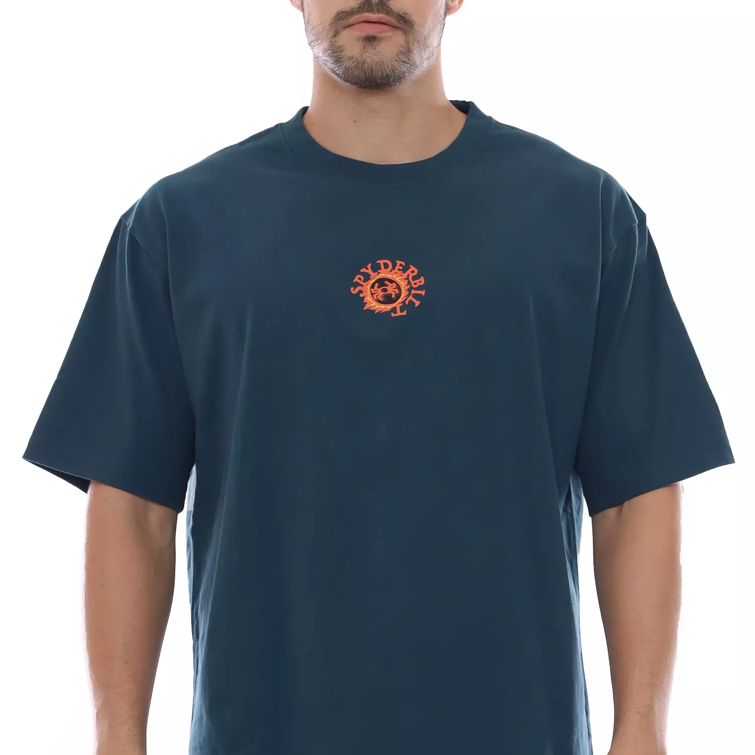 Spyderbilt Kaos Lengan Pendek Pria On Fire Men Oversize Tee Planet Surf