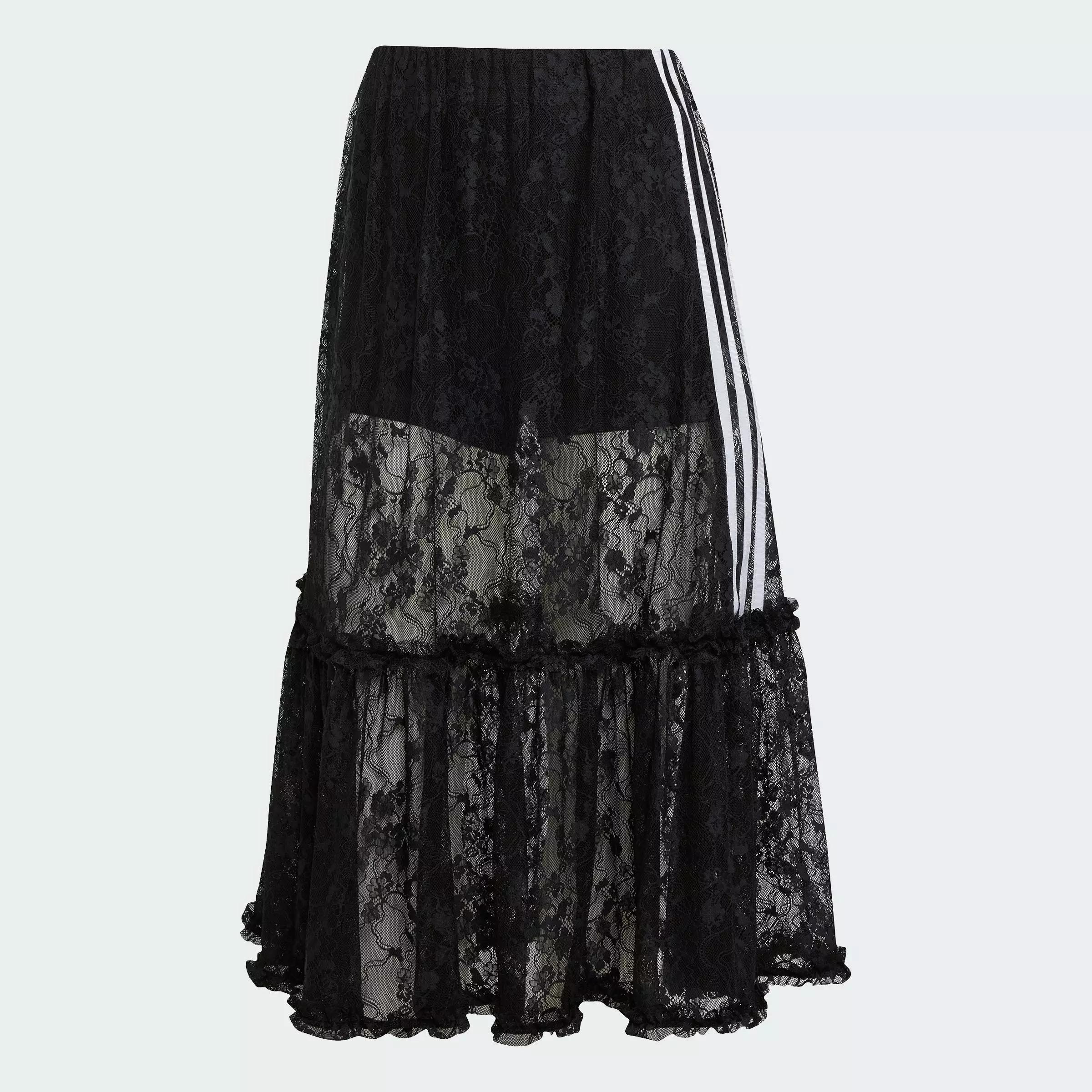 THEREDTHREAD S lace up skirt normal