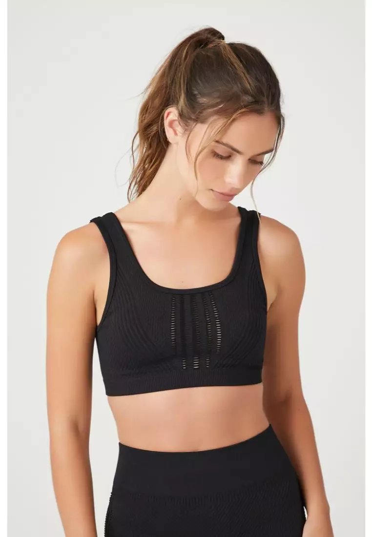 Buy FOREVER 21 Seamless Perforated Sports Bra 2024 Online