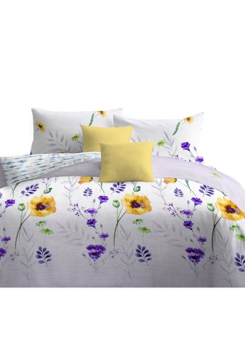 AKEMI AKEMI Cotton Select Adore Quilt Cover Set 730TC (Vatory Purple) C9CD7HL8B42CE8GS_1