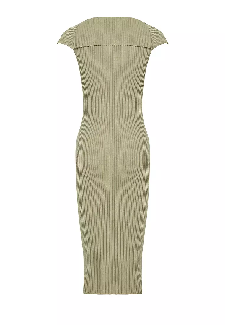 Oversized Collar Dress