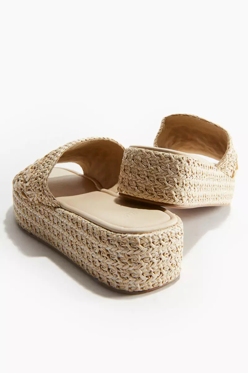 Platform espadrille sandals