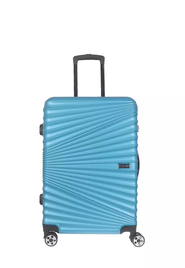 Koper - Trolley Case Polo Design 16501-08  24 inch Light Blue