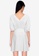 ZALORA BASICS white Drape Mini  Dress A858BAA6547178GS_2