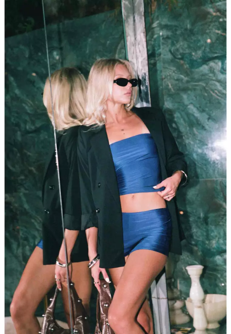 Nola Tube Top / Jazzy Blues Gloss