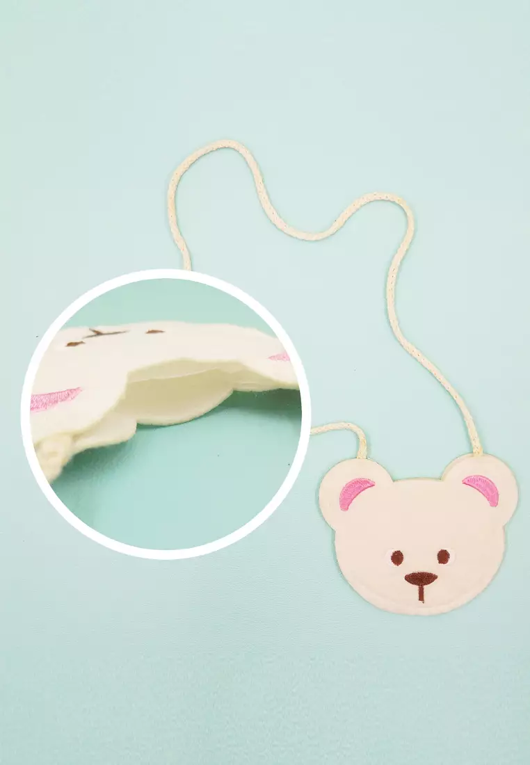 Wakakids Dress Bayi Anak Perempuan Chiffon Transparan Set dengan Tas Bentuk Bear Outer Dress 4425 Venrc