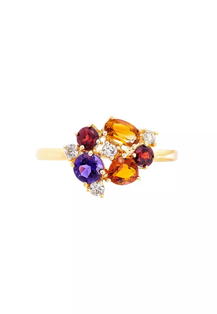 Buy HABIB HABIB CHIC | Multi-Coloured Gemstone (Amethyst, Citrine ...
