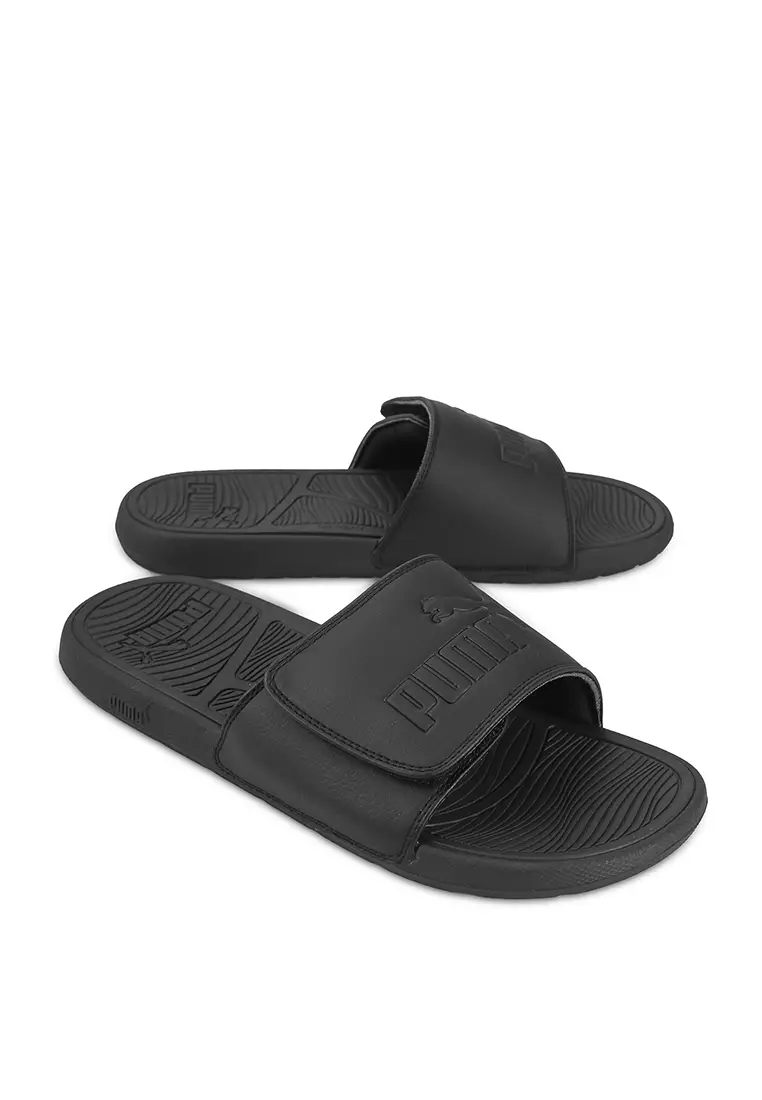 Puma fur slides store black