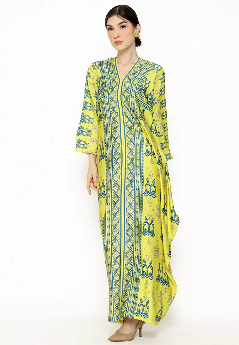 Kanzi Exclusive Long Sleeve Songket Kaftan