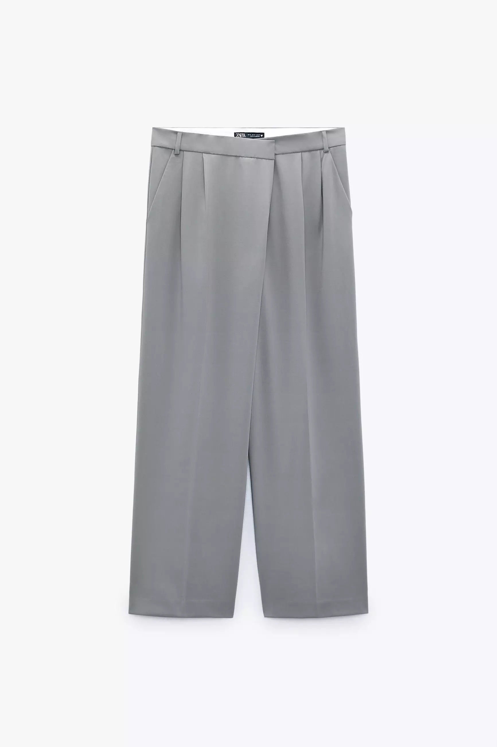 ZARA Full Length Asymmetric Trousers 2024 Buy ZARA Online ZALORA