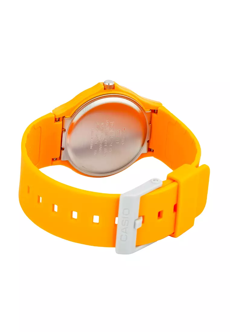 Casio MQ-24B-9B - Jam Tangan Analog Wanita - Yelllow Resin Band