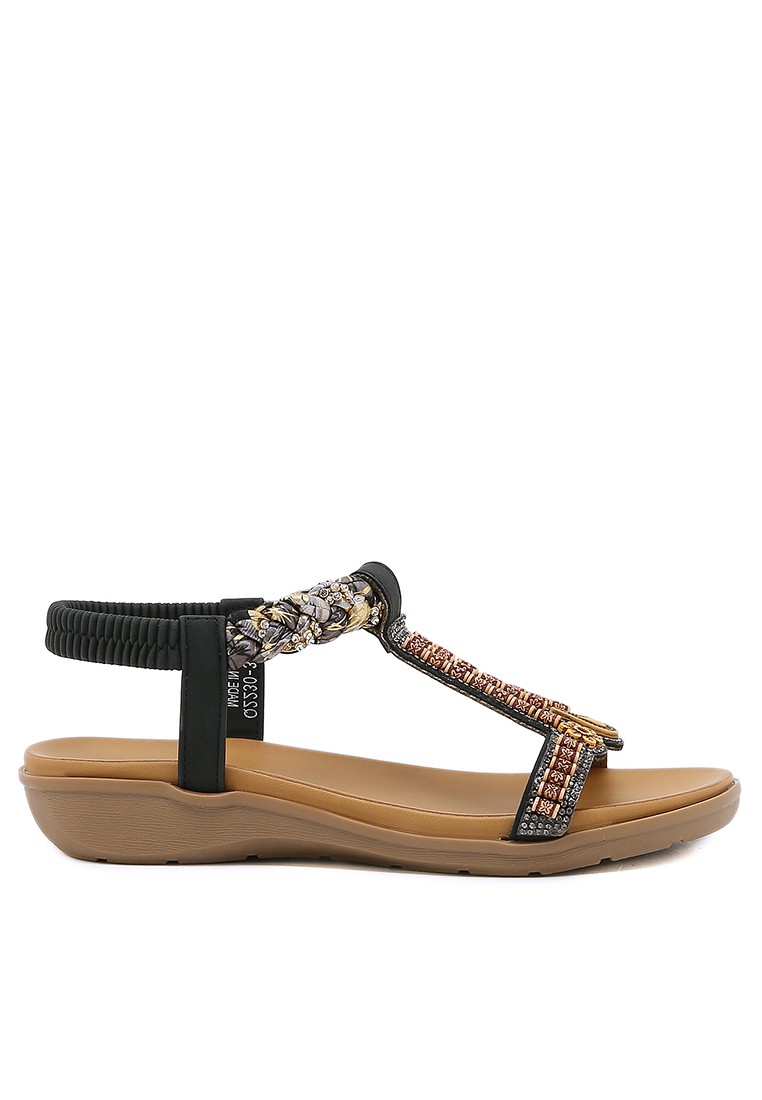 Elastic Strap Flat Sandals ALM2230-3