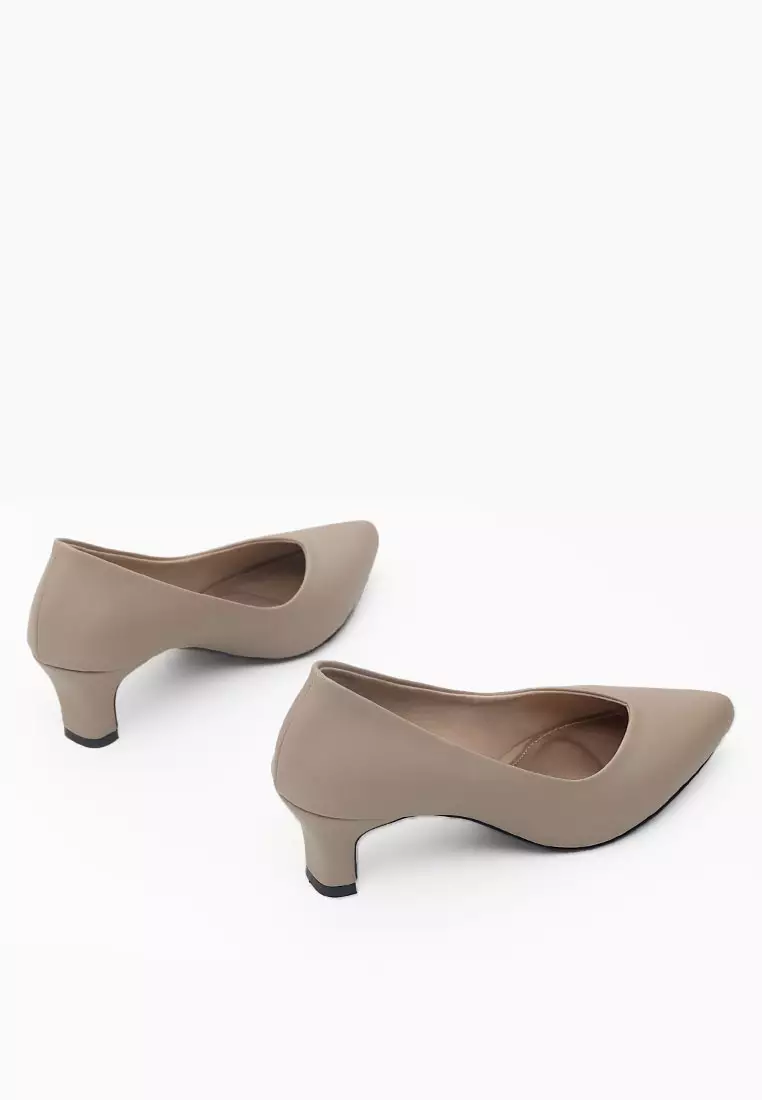 VIVI NICI - Anne Sepatu Wanita Hak 5 cm Cannoli Cream