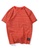 HAPPY FRIDAYS orange Loose Contrast Stripe T-shirt UP738 FCB1DAA22C2685GS_1