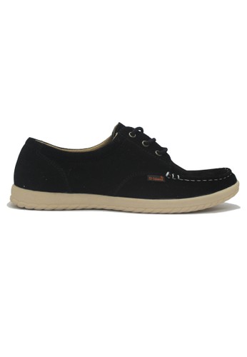 D-Island Shoes Kets Loafers Simple Suede Black