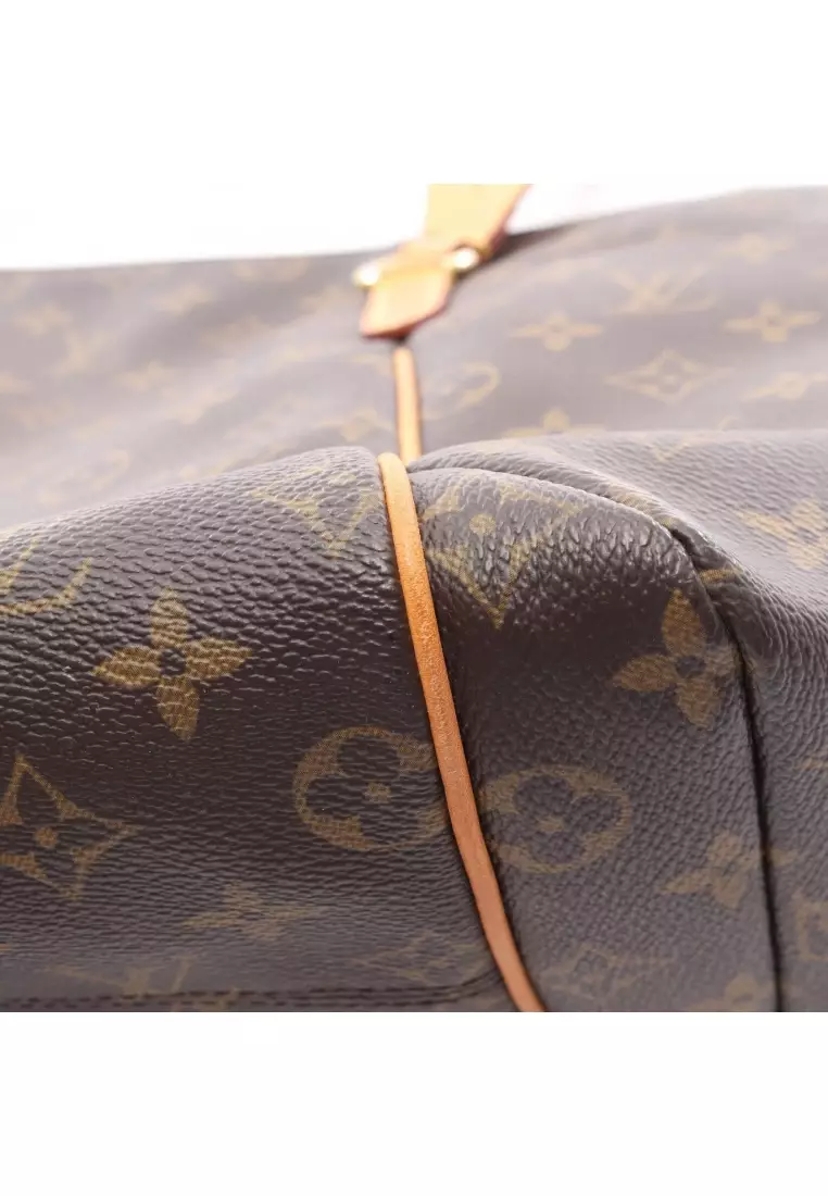 Pre-Loved Louis Vuitton Totally MM monogram Shoulder bag tote bag PVC leather Brown