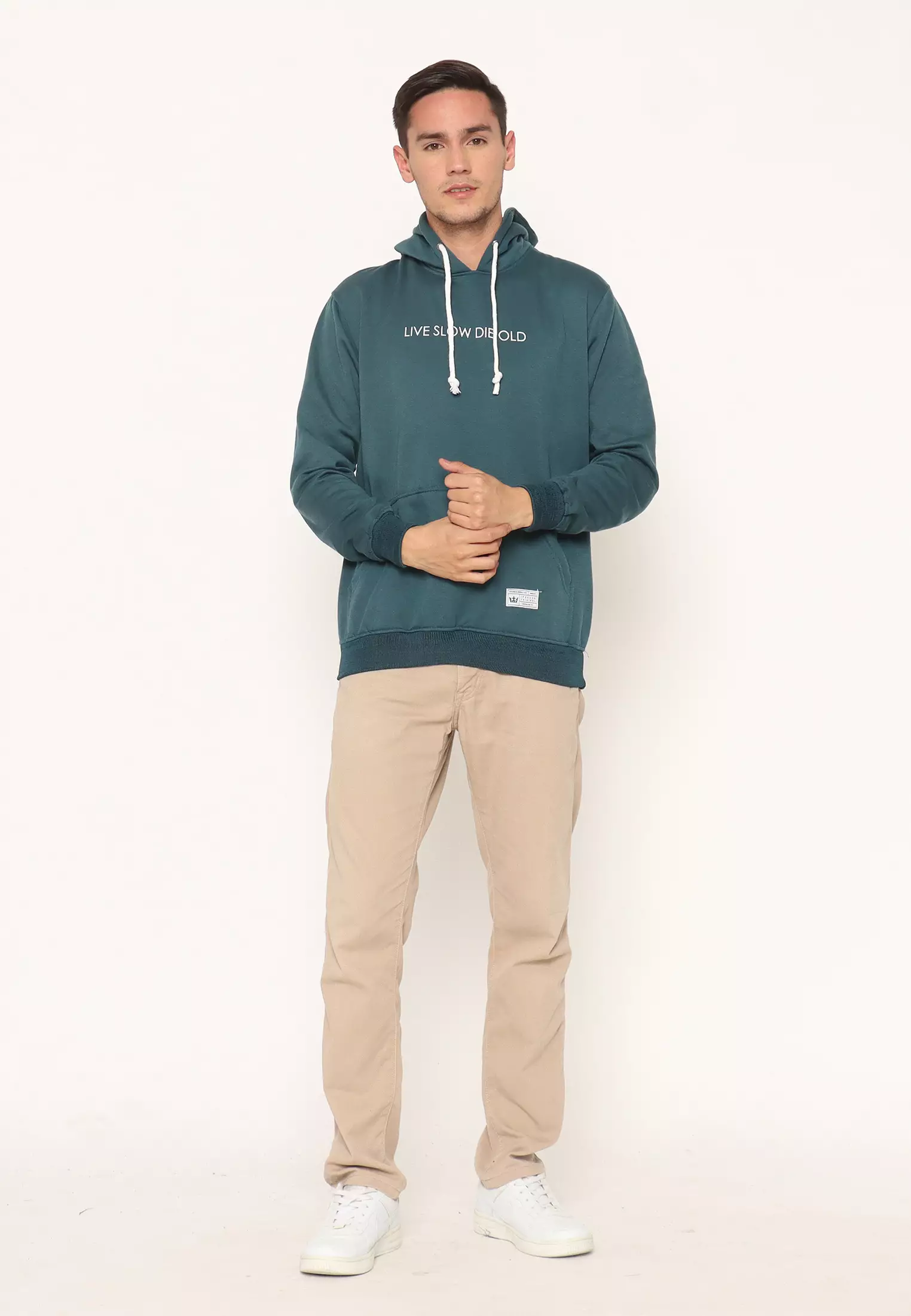 17SEVEN Hoodie Sablon Pria 0352-LIVESLOW-TQ NEW