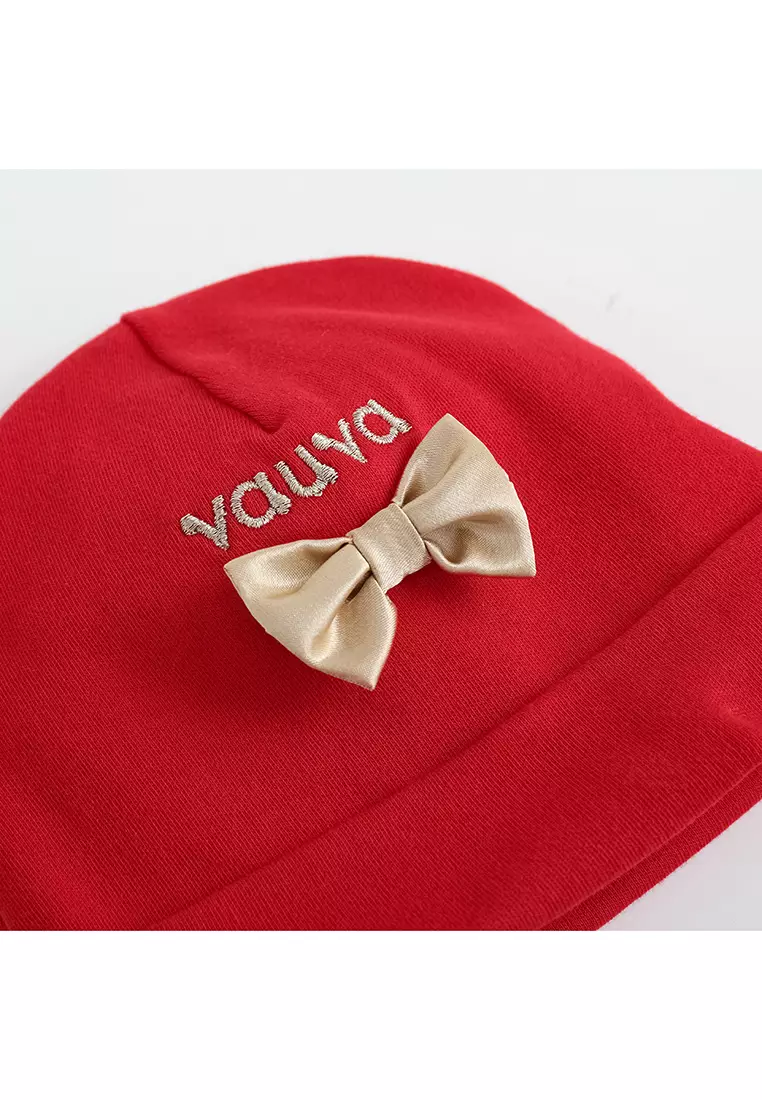 Vauva FW23 - Baby Girls Nordic Christmas Style Cotton Hat