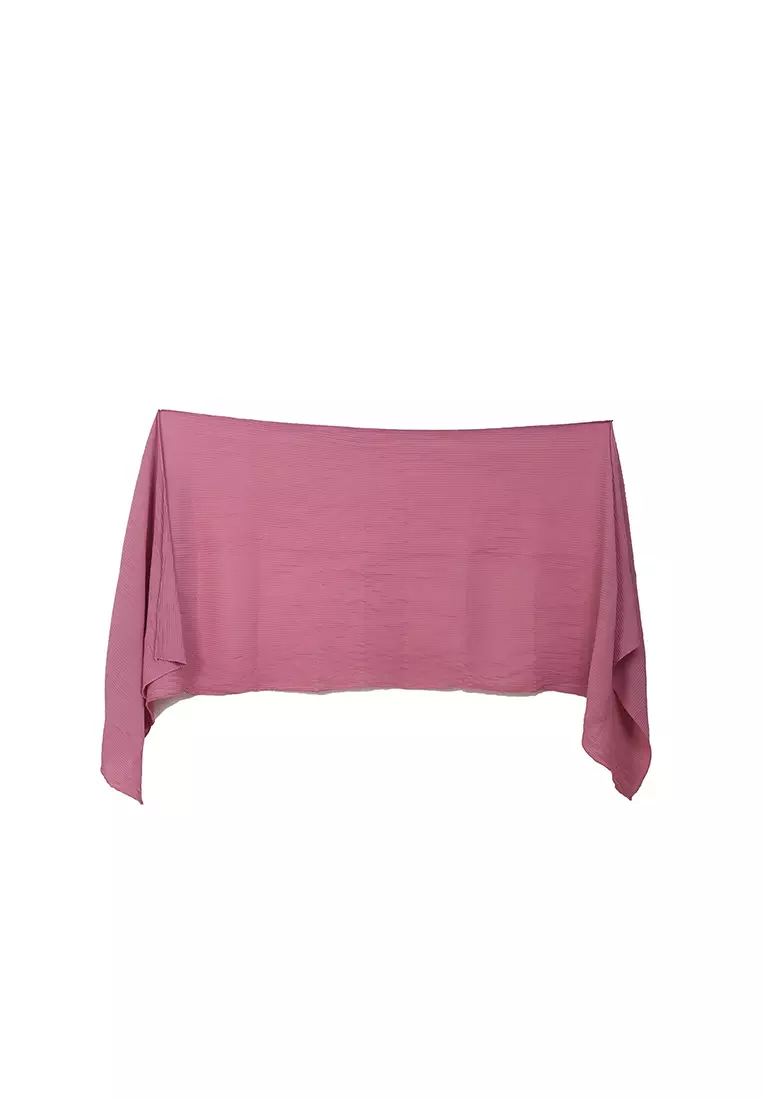Pashmina Plisket Dusty Pink