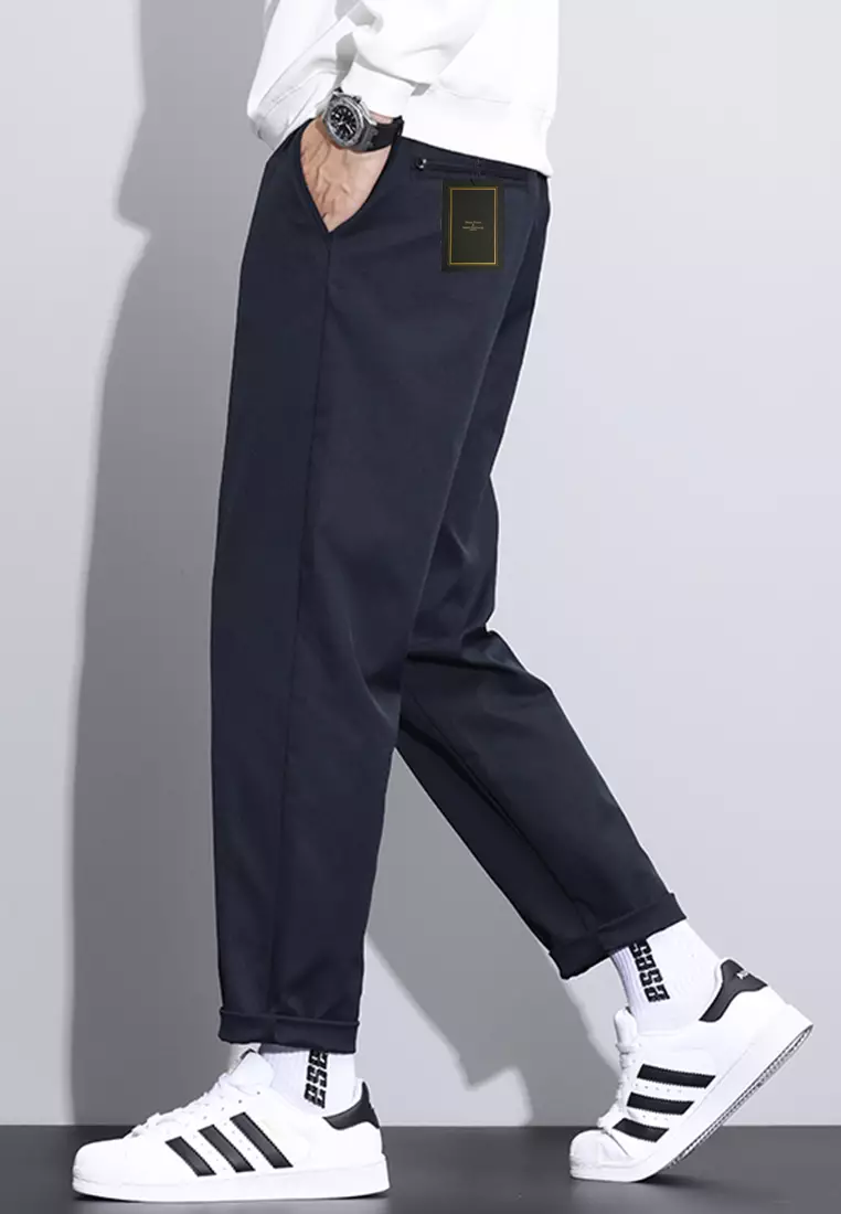 Tapered Mid Waist Suit Pants AY-L9875