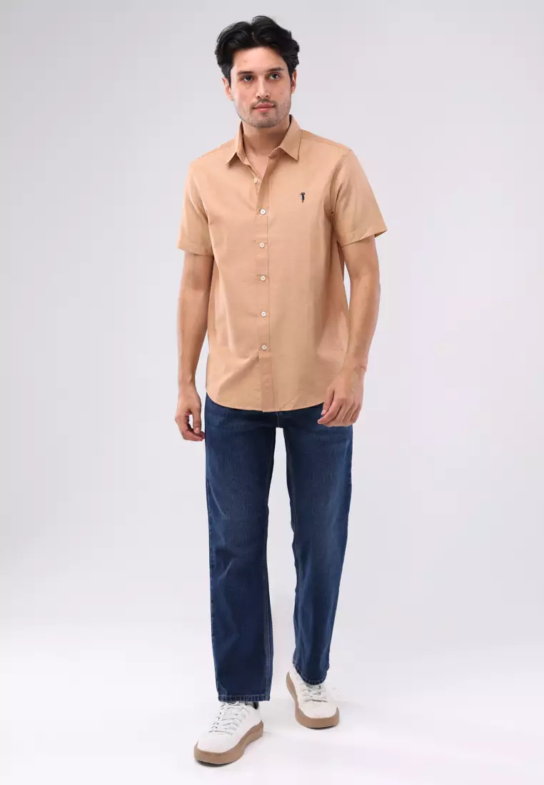 Woven Polo Short Sleeve