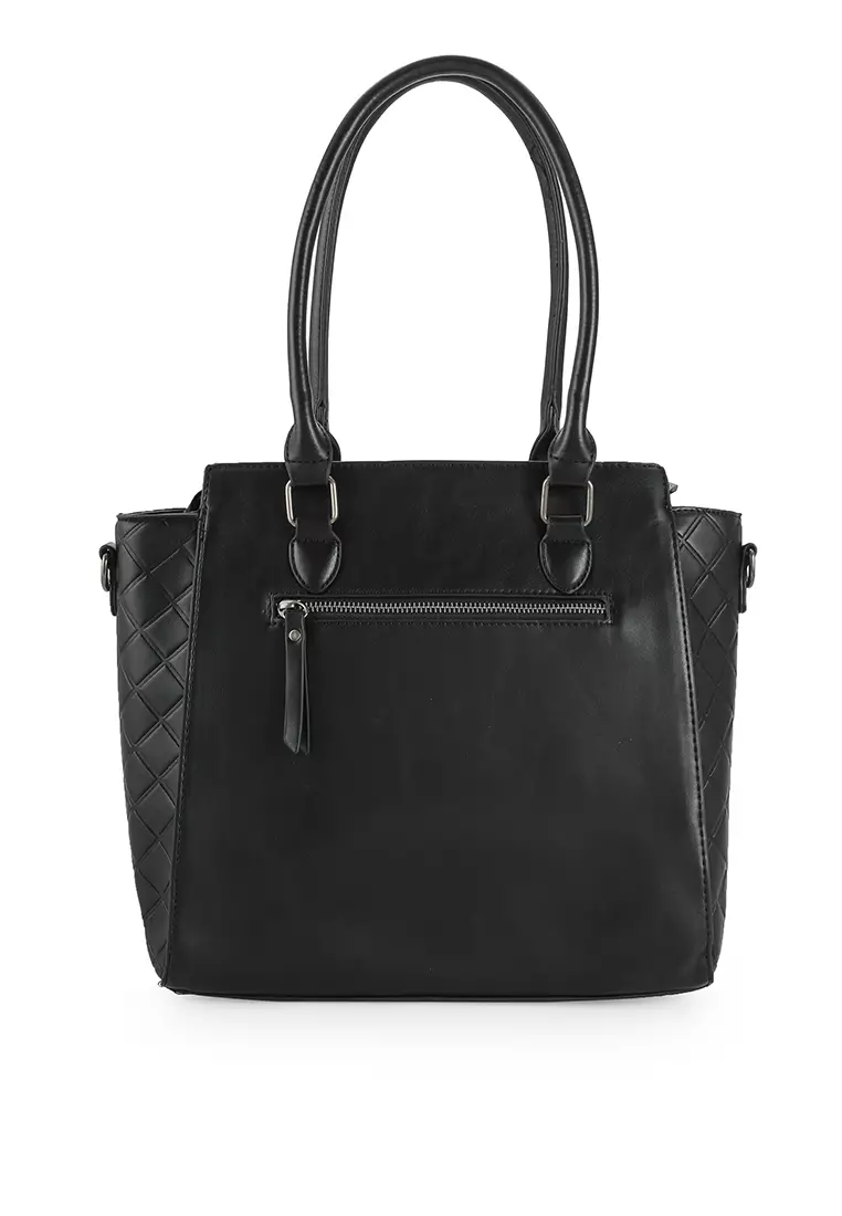 Buy Carlton London Quilted Top Handle Bag 2024 Online ZALORA