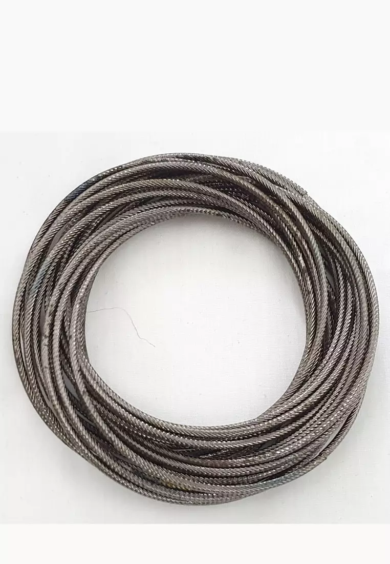 Interlink Bangle Grey