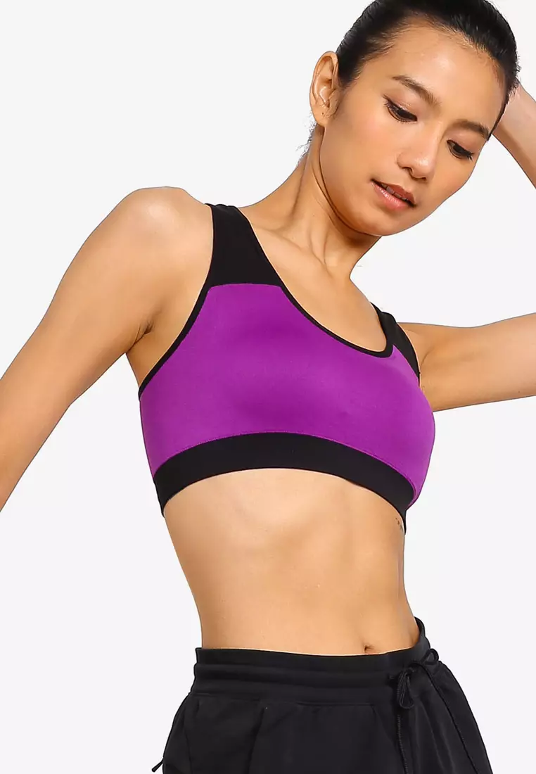 Colourblock Sports Bra