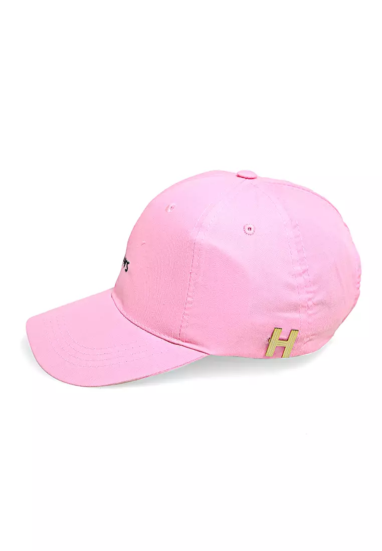 Drsh Topi Baseball Aksesoris Fashion Pria Wanita Bordir YOURS Resizable Strap Material Dril ORIGINAL - Pink