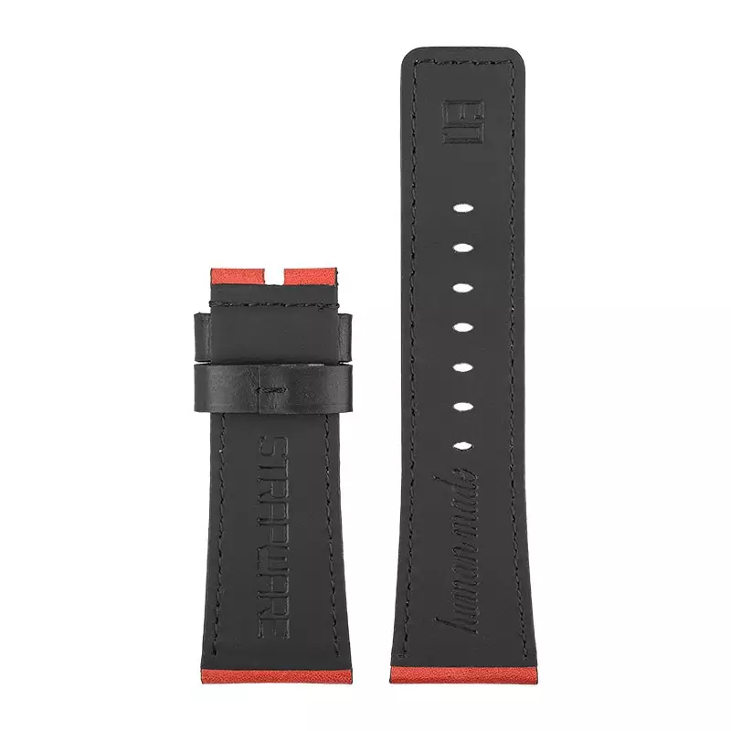 Tali / Strap Jam Tangan Universal 28mm Orange Leather HM005-28X28
