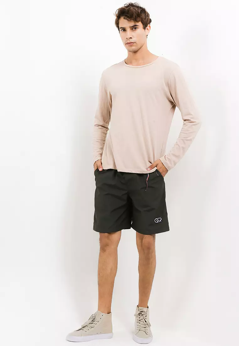 GRAHANGGRA Celana Boardshort Pants Polyester + Key Chain - Army green