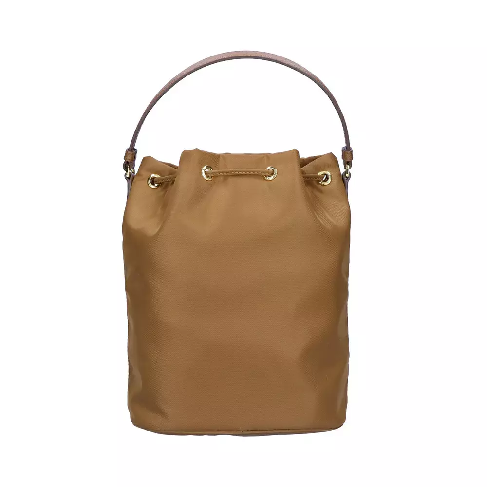 Duet Re-Nylon Bucket Shoulder Bag Brandy