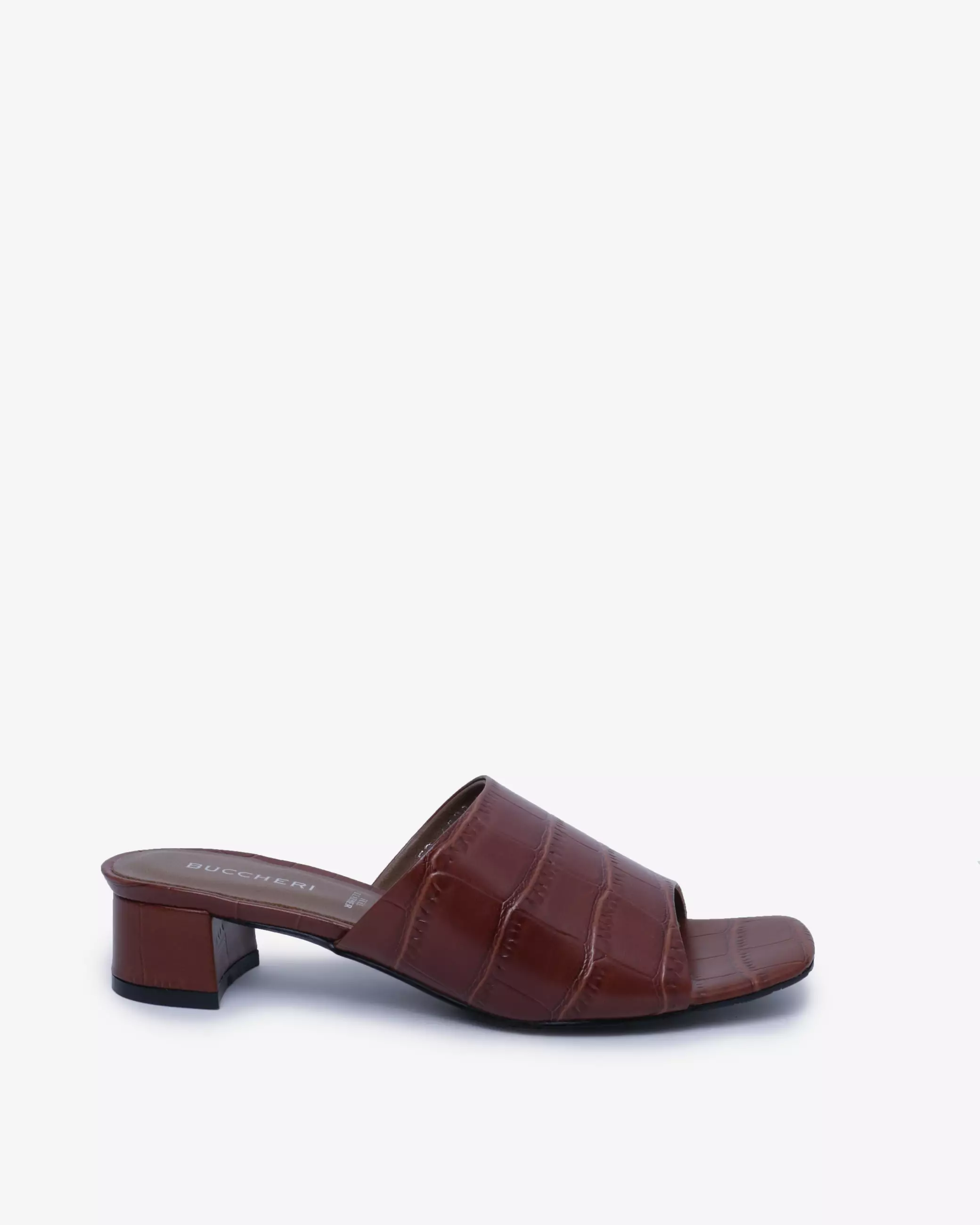 Buccheri Sandal Heels Wanita Bellance Brown