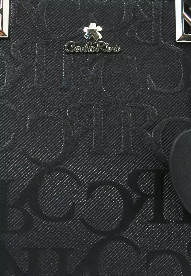 Black My Cool Bag Monogrammed Cross Body