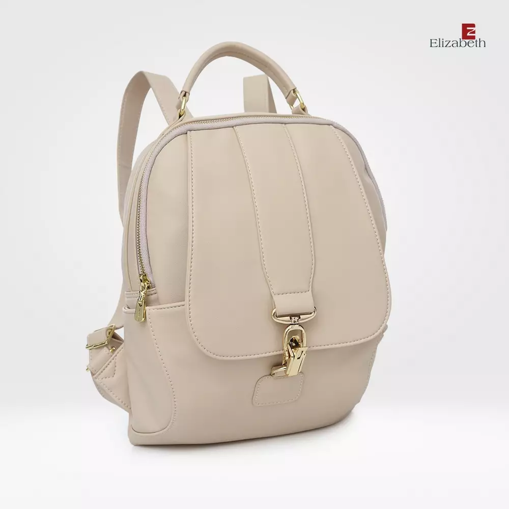 Tas Ransel Wanita Elizabeth Backpack 0055-5587 Beige